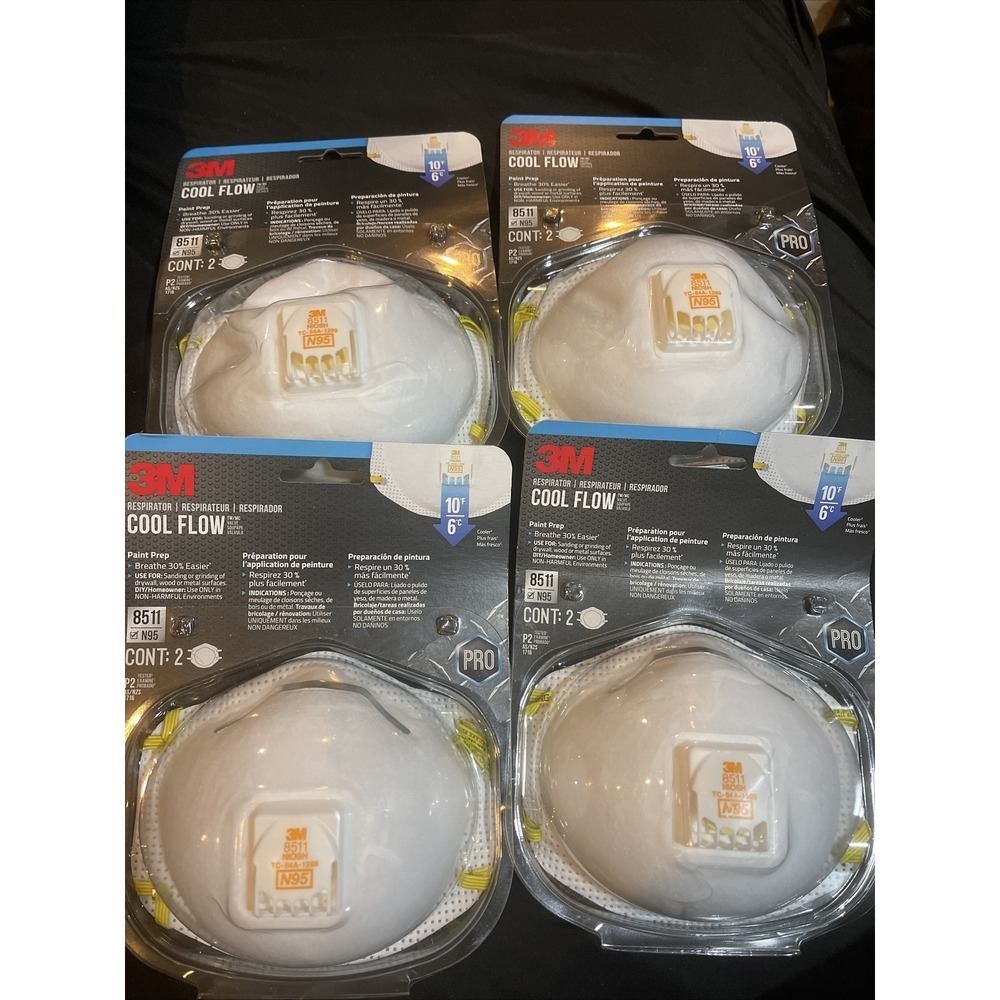 8511 Lot Of 4 - 2 Pack Box Cool Flow Pro Master Case Sealed Total: 8 Brand New
